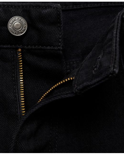 Mango Black Regular-fit Bob Jeans for men