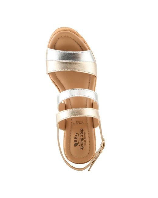 Spring Step Metallic Talha Slingback