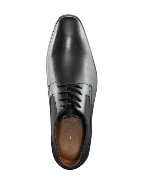 Tommy Hilfiger Black Semaj Dress Lace Up Oxfords for men