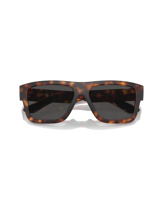 Prada Linea Rossa Multicolor Square Sunglasses for men