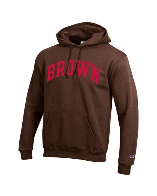 Champion Brown Bears Basic Arch Fleece Pullover Hoodie for men