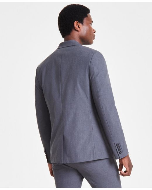 Calvin Klein Slim-fit Stretch Suit Jacket in Blue for Men