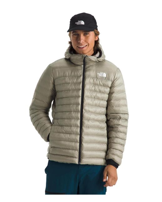 The North Face Gray Terra Peak Puffer Hoodie for men