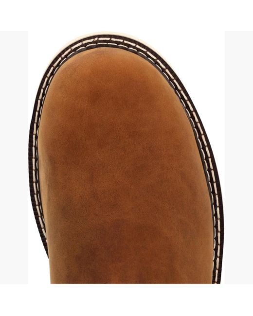 Georgia Boot Brown Core 37 Wedge Waterproof Chelsea Work Boot