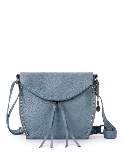 The Sak Blue Silverlake Leather Crossbody Bag
