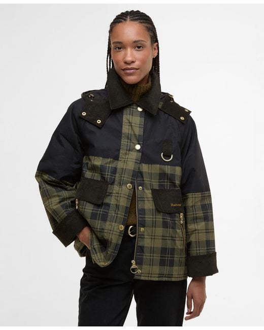 Barbour Black Checked Jacket