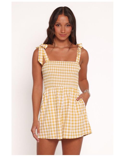 Petal Pup Women's Natural Simo Romper