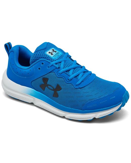 Under Armour Blue Charged Assert 10 Running Sneakers From Finish Line for men