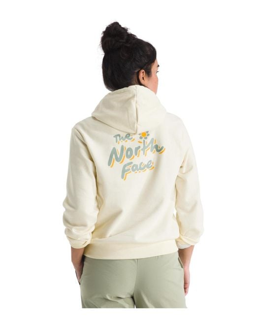 The North Face White Evolution Floral Cloud Hoodie