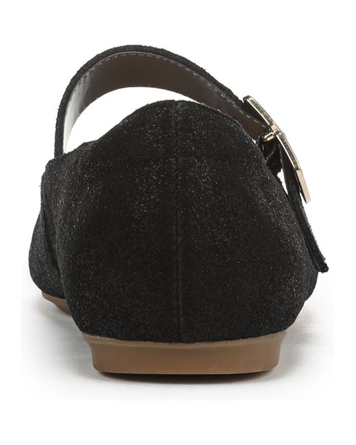 Dr. Scholls Black Weston-jane Square Toe Mary Jane Flats