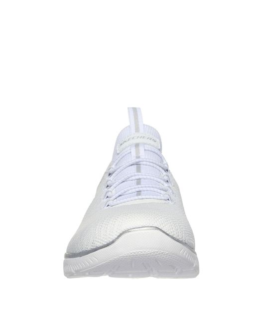 Skechers White Summit-artistry Chic Wide Casual Sneakers From Finish Line