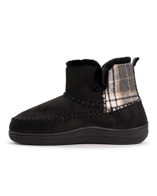 Muk Luks Black Haven Slipper