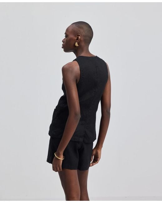 REISTOR Black Hemp Shorts