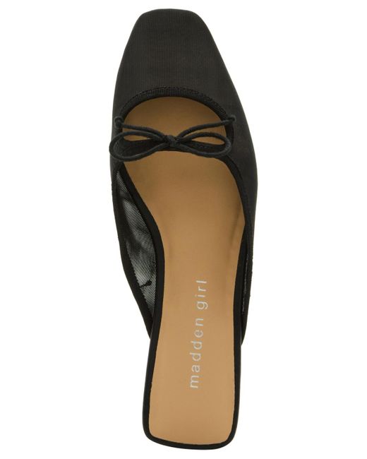 Madden Girl Black Sicily Slip-on Flats