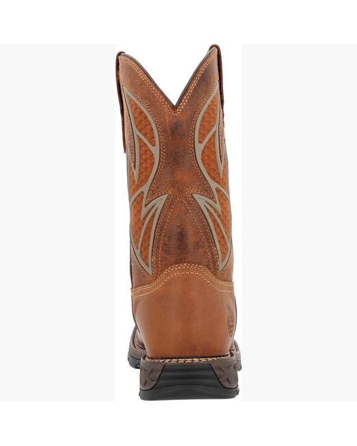 Georgia Boot Brown Carbo-tec Flx Pull-on