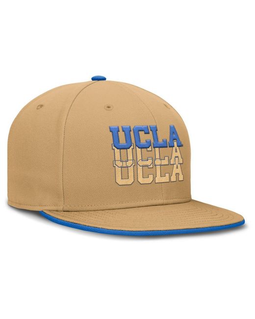 Nike Natural Ucla Bruins True Primetime Performance Fitted Hat for men