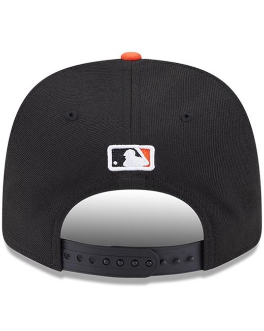 KTZ Black San Francisco Giants Player Replica 9seventy Adjustable Hat for men
