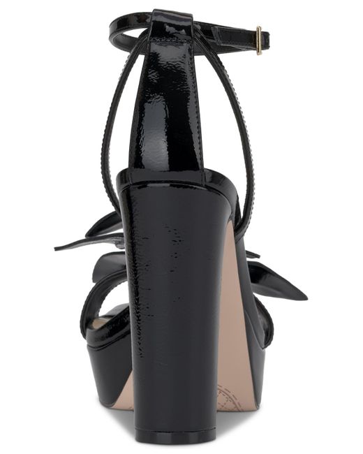Jessica Simpson Black Camise Flower Platform Sandals