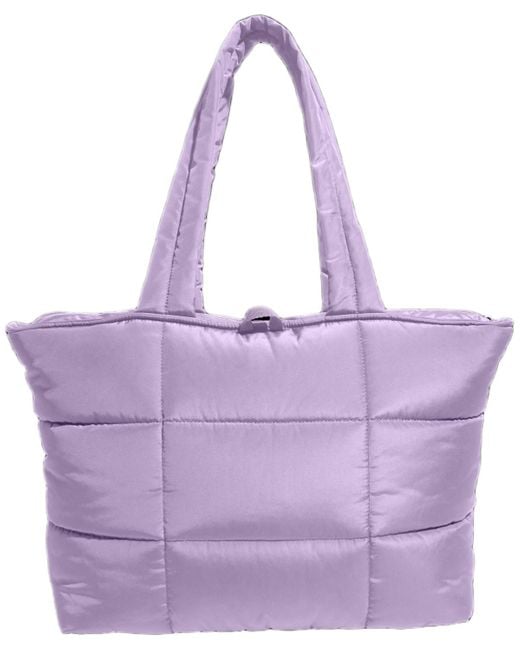 Adidas Purple All Me 3 Quilted Tote