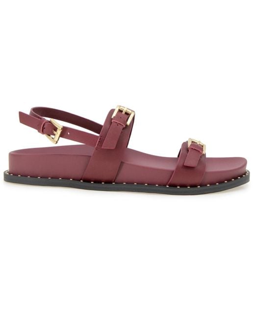 Kenneth Cole Pink Drinity Round Toe Flat Sandals