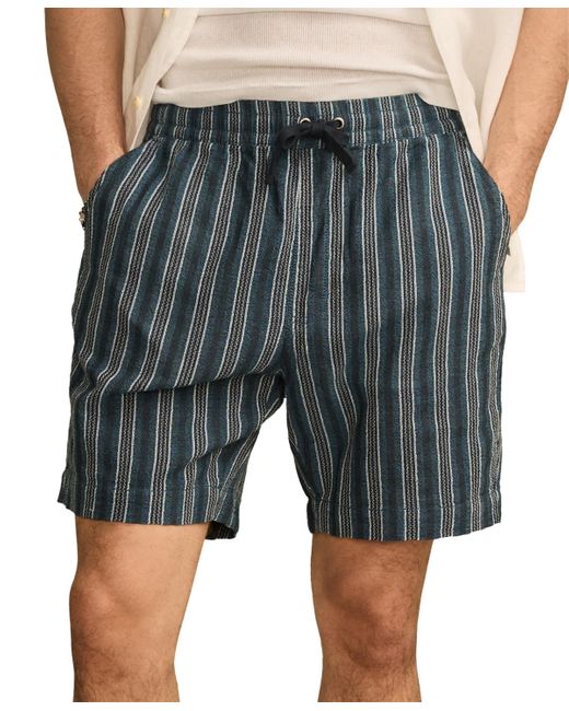 Lucky Brand Gray Drawstring Stripe Shorts for men