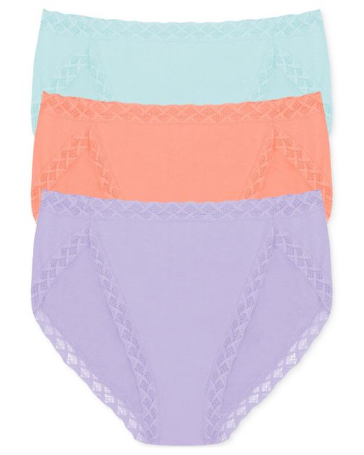 Natori Purple Bliss Full Brief 3-pack Panty 755058mp