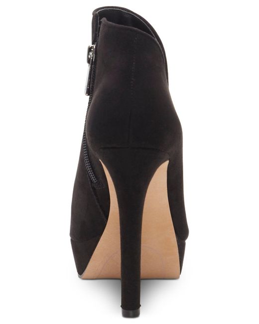 Jessica Simpson Raxen Platform Booties in Black | Lyst