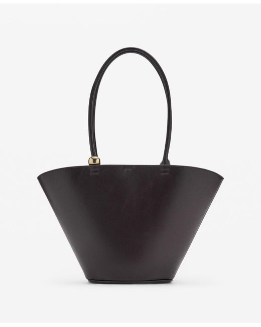 Mango Black Metallic Detail Shopper Bag