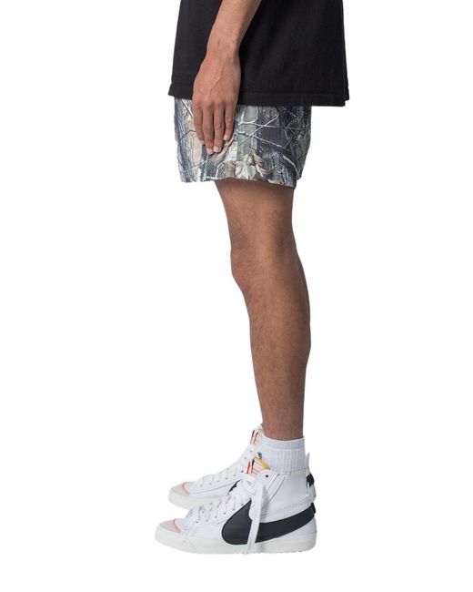 MNML Black Big & Tall Summer Shorts for men