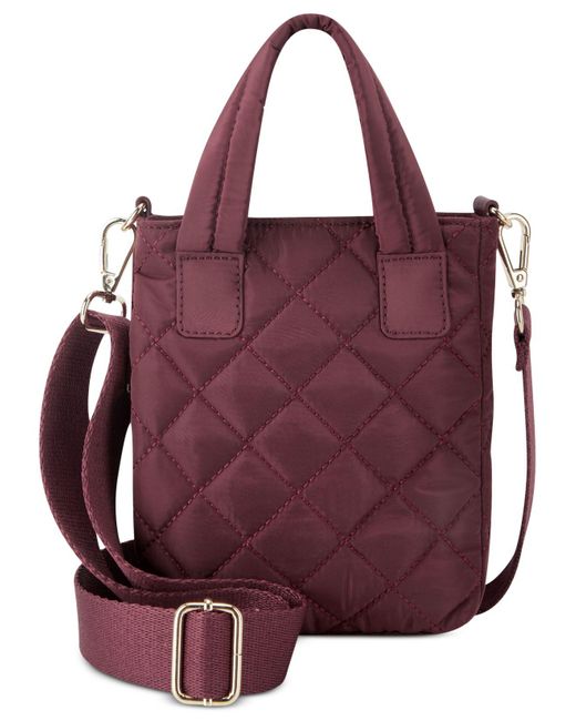 INC International Concepts Synthetic Nylon Rachell Quilted Crossbody