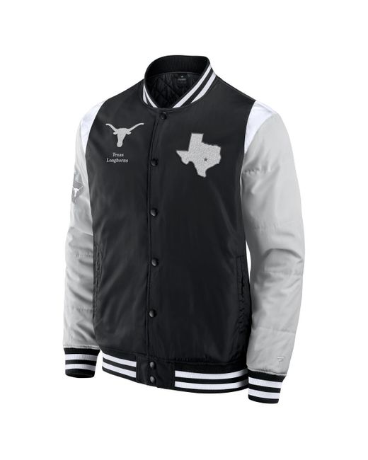 Fanatics Black Texas Longhorns Elementsâ Elite Full-snap Jacket for men