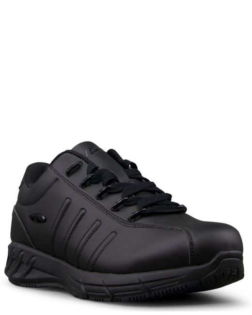 Lugz Black Grapple Slip-resistant Work Shoes for men