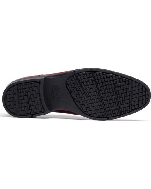 Clarks Brown Steadwell Oxford for men