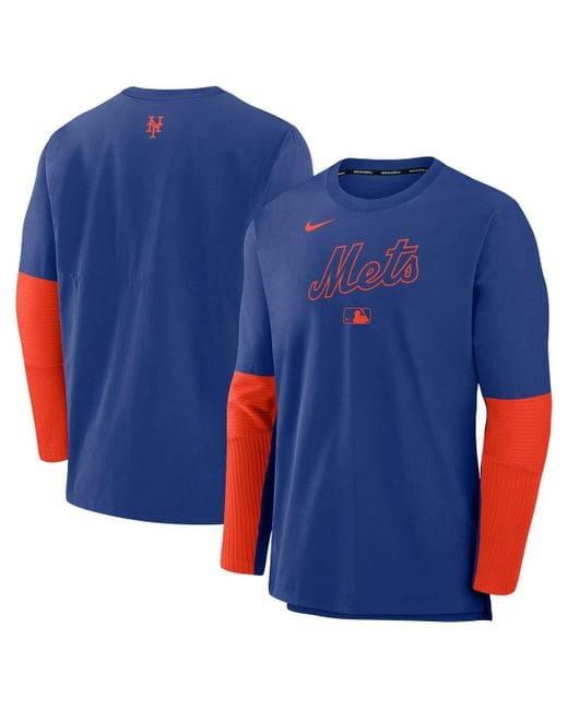 Nike Men's Blue Royal/orange New York Mets Authentic Collection