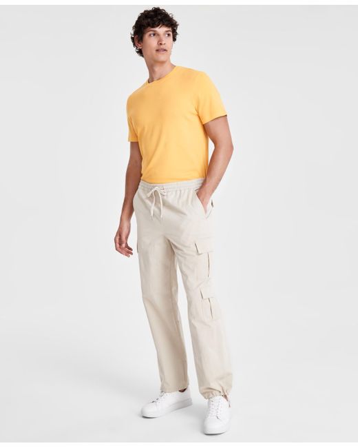 INC International Concepts White Marco Cargo Pants for men