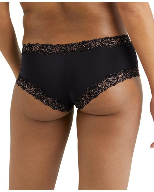 Maidenform Black Scalloped Lace Hipster Underwear 40823