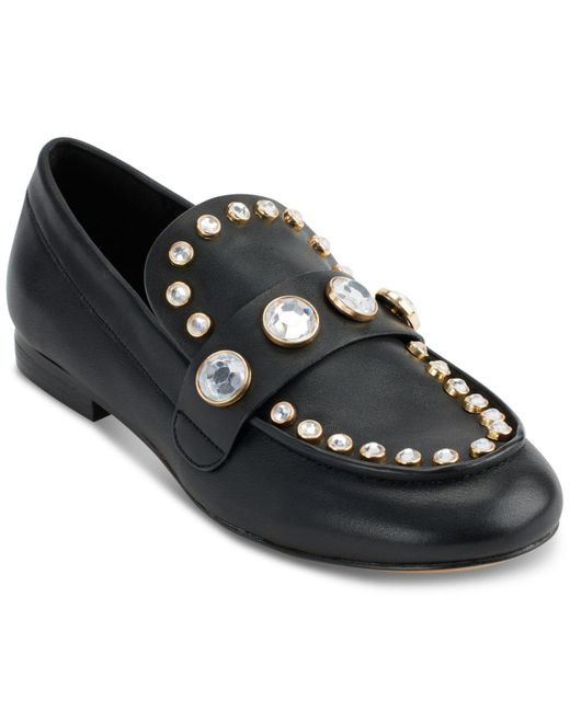 Karl Lagerfeld Avah Loafer Flats in Black Lyst