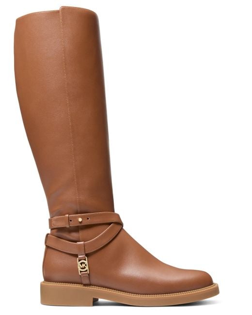Michael Kors Brown Mandy Knee High Boots