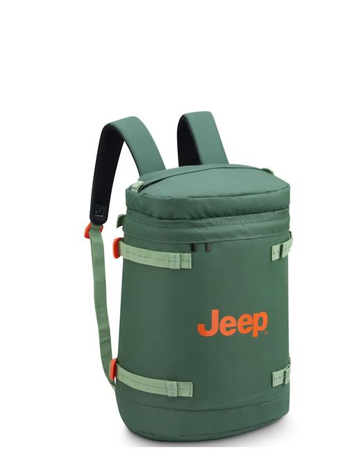 Jeep Green Js013c Cylindrical Backpack
