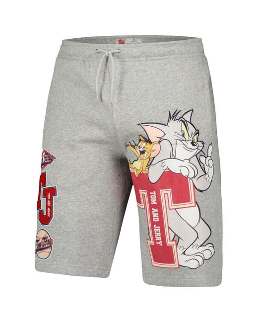 FREEZE MAX Gray Tom And Jerry University Shorts for men