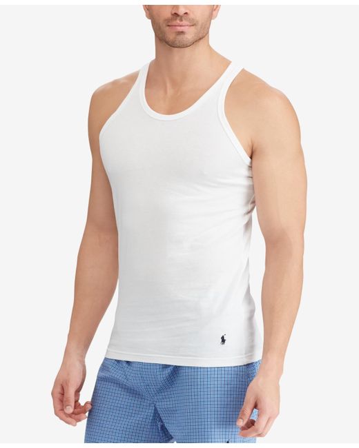 Polo Ralph Lauren Gray 3-pk. Slim Fit Classic Undershirts for men