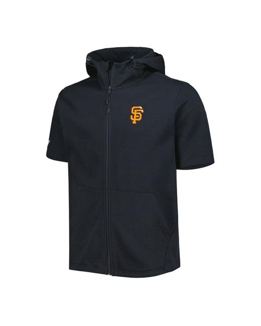 LevelWear Men's Black San Francisco Giants Sector Raglan Polo