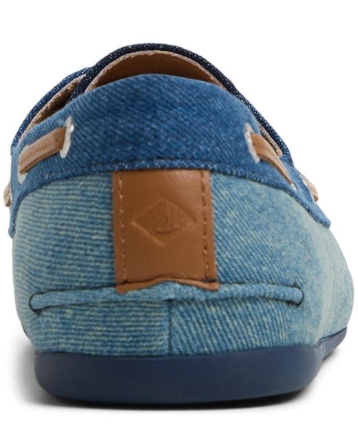 Sperry Top-Sider Blue Slim Round Toe Boat Shoe