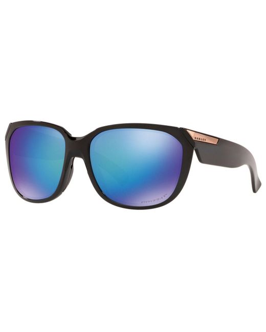 Oakley Black Polarized Sunglasses, Oo9432 59 Rev Up