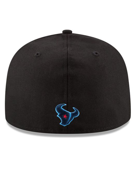 KTZ Houston Texans Omaha 59fifty Fitted Hat in Black for Men Lyst