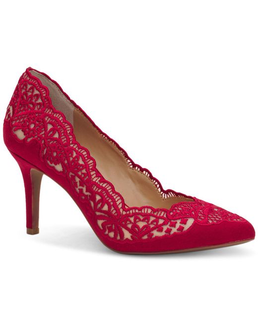 INC International Concepts Suede Zitah Pointed Toe Pumps, Created For