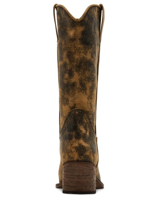 Steve Madden Brown Albany Western Cowboy Boots
