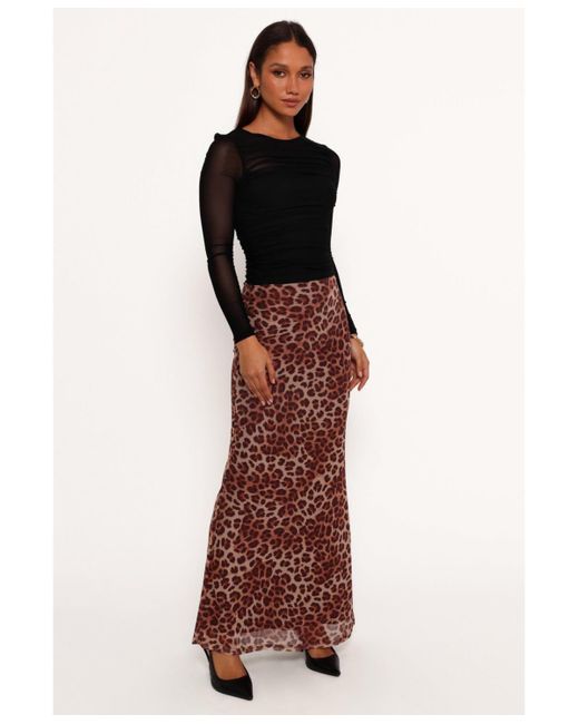 Petal & Pup Red Cici Maxi Skirt