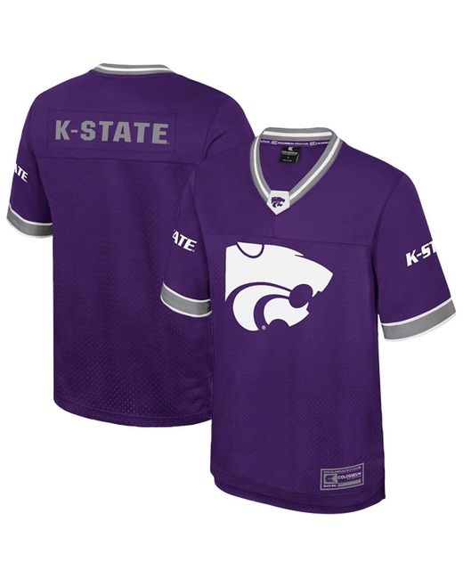 Colosseum Athletics Purple Kansas State Wildcats Nothing But The Hits Football Jersey for men