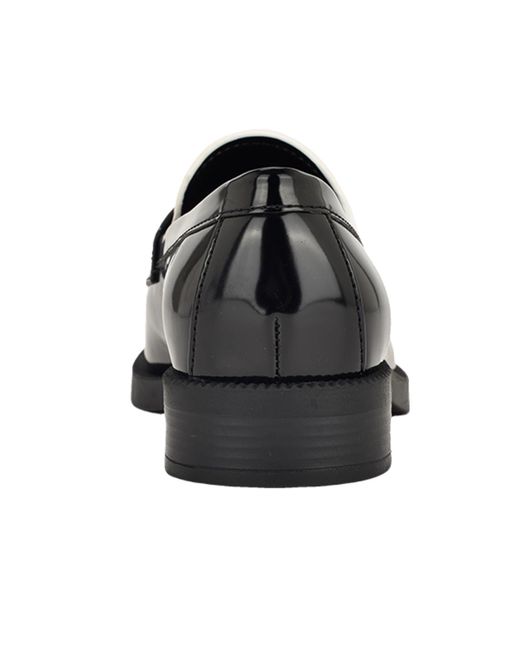 Nine West Black Berg Slip-on Penny Loafers